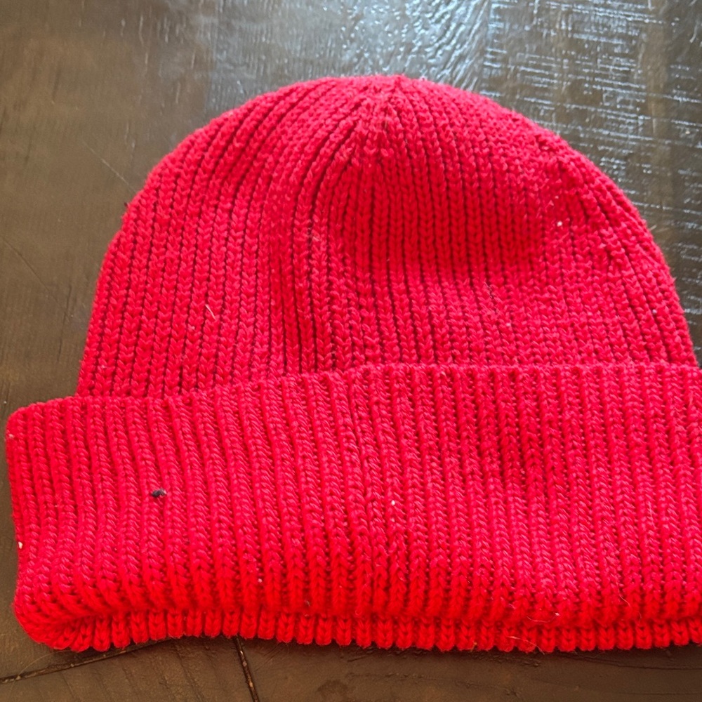 Old Navy Cozy Red Knit Beanie